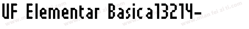 UF Elementar Basica13214字体转换